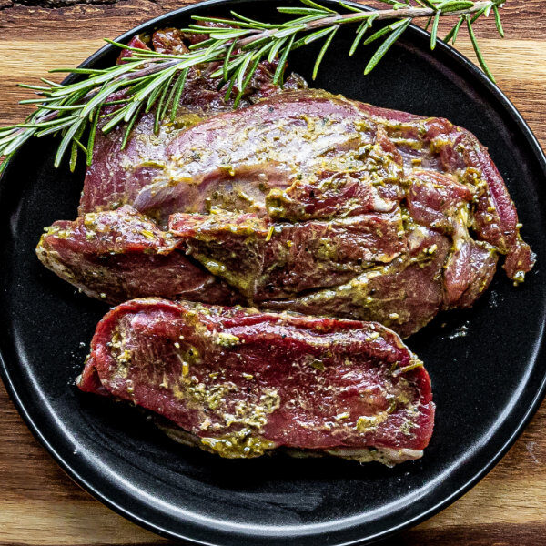 Wildschweinrückensteaks "Rosmarin"