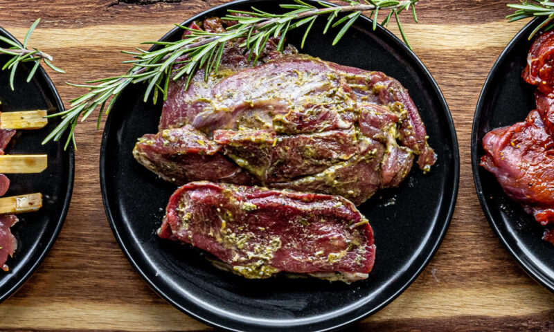 Wildschweinrückensteaks "Rosmarin"